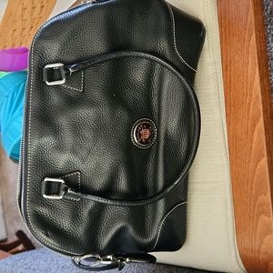 Dooney & Bourke black dome shaped handbag